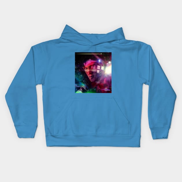 Time and space 11th doctor Kids Hoodie by EnceladusWaters